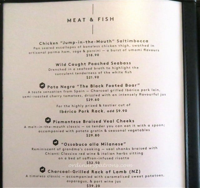 Rubato Italian Kitchen Menu