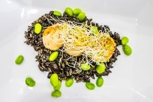 Squid ink Risotto