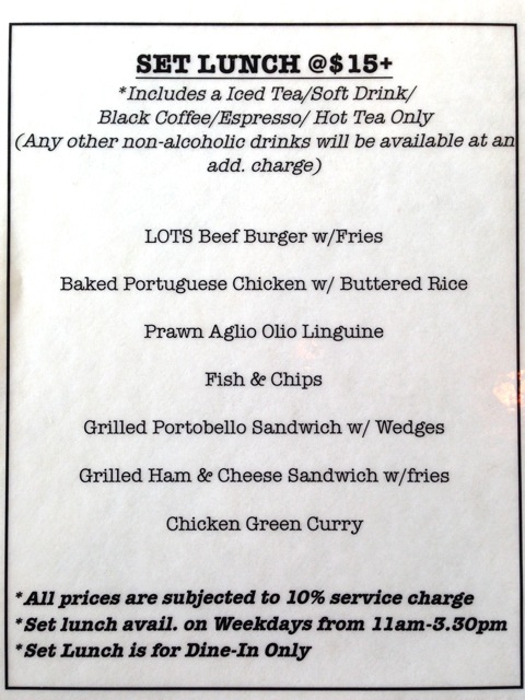 Lots Gourmet a cafe in Changi01