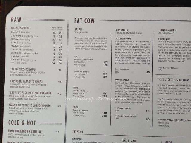 Fat Cow restaurant Singapore14