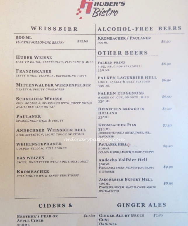 Huber Bistro Singapore - 9