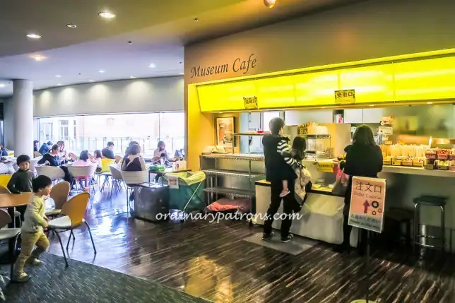 Cafe in Toyota Museum in Nagoya