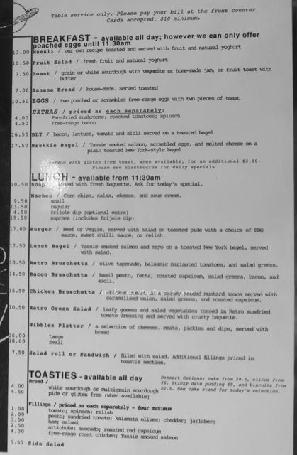 Tasmania Restaurants Retro Cafe - 2