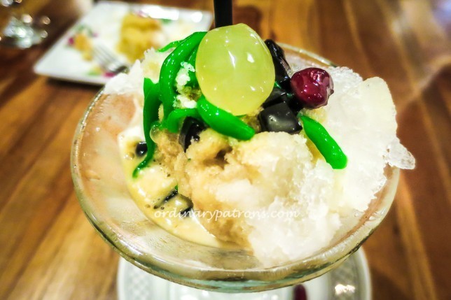 Quentin's Eurasian Restaurant Singapore Iced Chendol