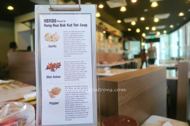 Rong Hua Bak Kut Teh Fusionpolis - 4