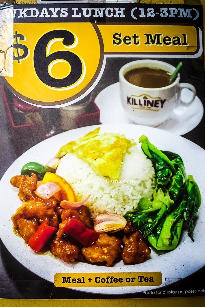 Killiney Kopitiam Set Lunch