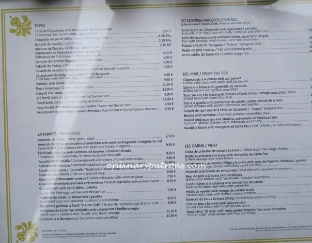 RESTAURANT CAN CULLERETES Barcelona