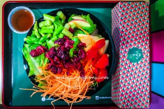 DIY sushi and salad at Maki-San