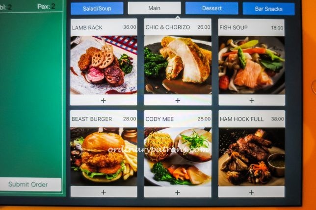 Beast & Butterflies Menu