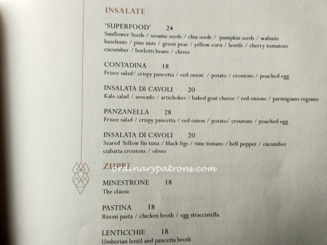 Monti Menu