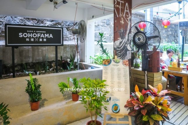 Menu Sohofama at PMQ