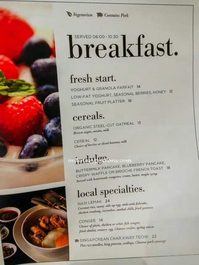Beach Road Kitchen Menu
