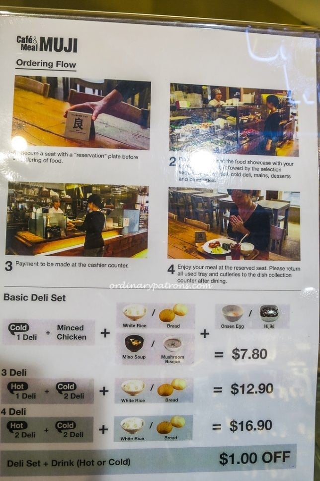 Cafe Muji at Raffles City Singapore