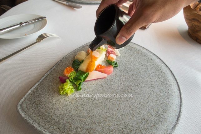 Arctic Char with Japaneses Turnip at JAAN Restaurant