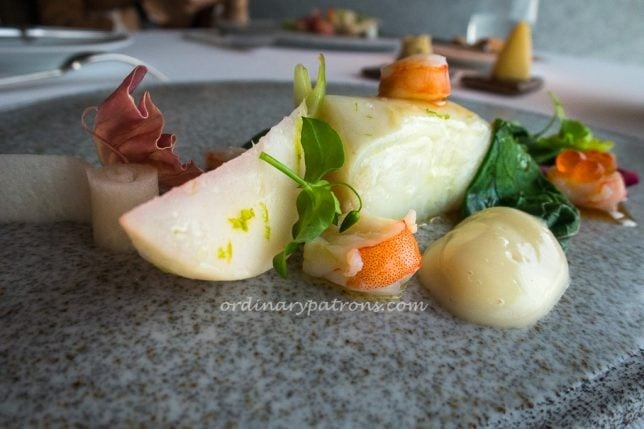 Arctic Char with Japaneses Turnip at JAAN Restaurant