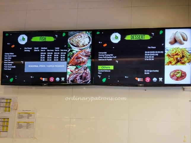 Menu of Hjh Maimunah Restaurant