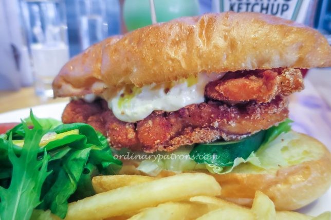  Japan Rail Cafe crispy chicken sandwich