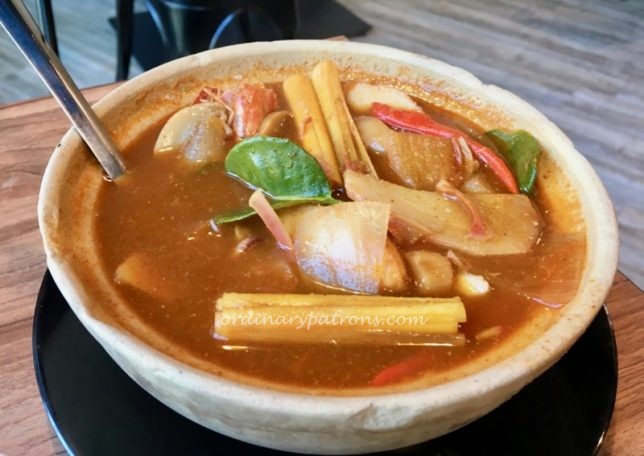 Jiak Modern Tze Char -  tom yum seafood soup