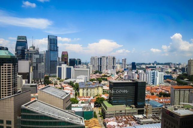 View from Peach Garden OCBC Centre