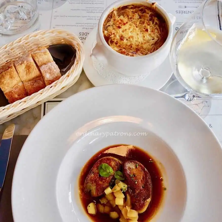 classic French dishes at Bistro du Vin Singapore