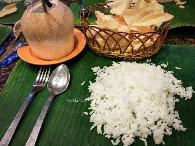 Samy's Curry Banana Leaf Meal
