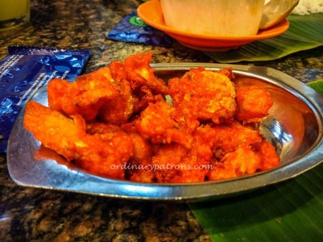 Banana Leaf Meal at Samy's Curry