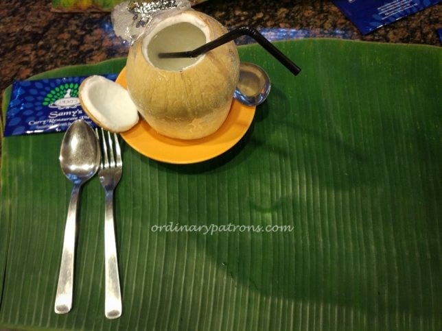 Samy's Curry Banana Leaf Meal