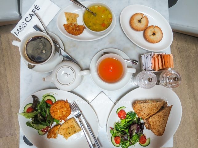 Lunch at M&S Café Singapore