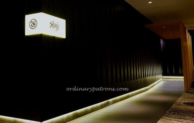 Dinner at Shinji Carlton Hotel, a UOB birthday treat