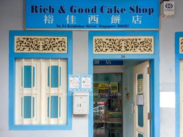 Rich & Good Cake Shop in Kampong Glam