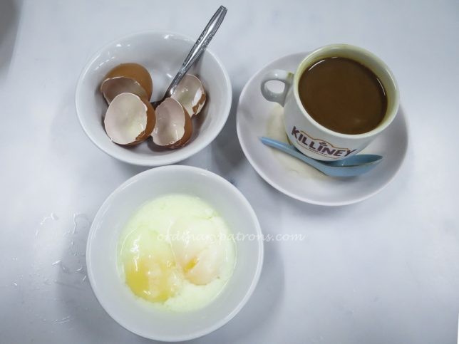 Singapore breakfast at Killiney Kopitiam