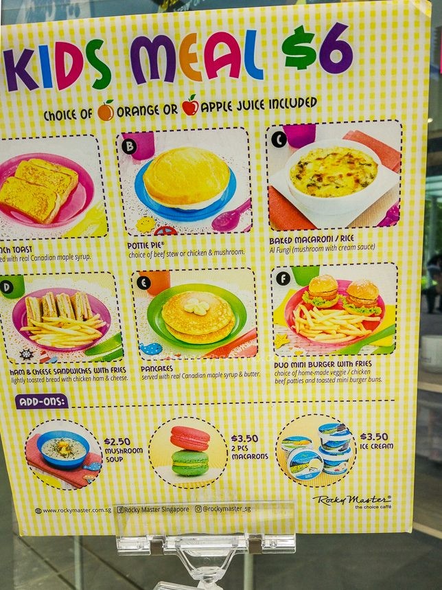 Rocky Master Tai Seng Menu