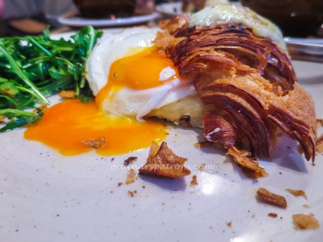 Croissant Croque Madame at Common Man Stan