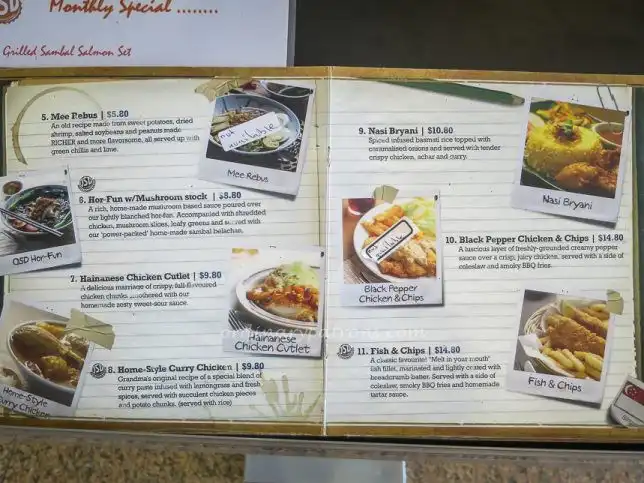 Old School Delights Esplanade Menu