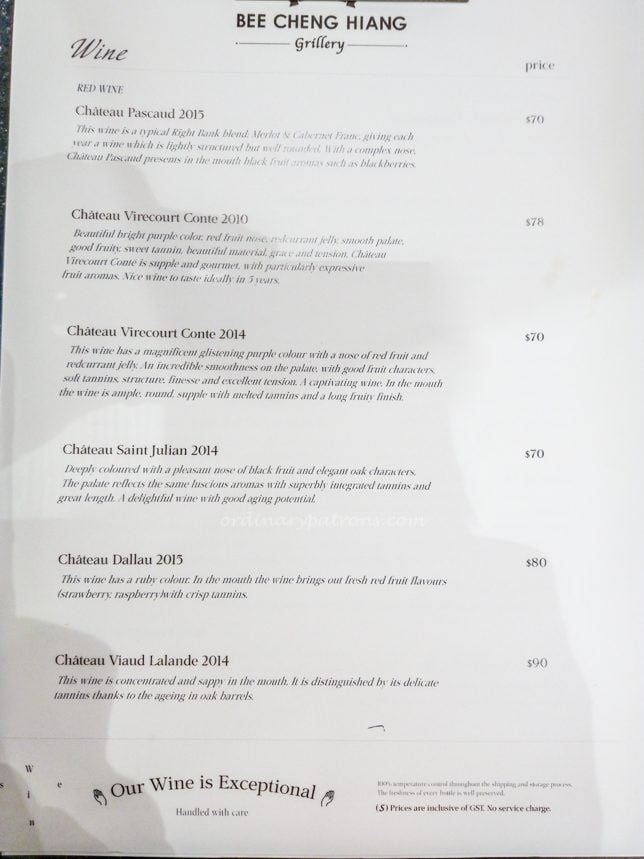 Bee Cheng Hiang Wine List-