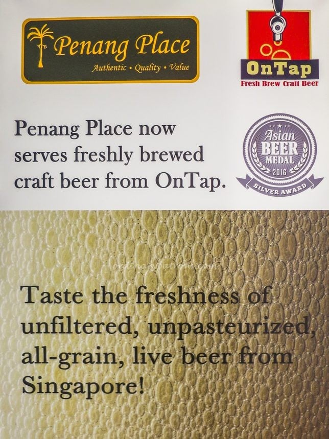 Penang Place Beer