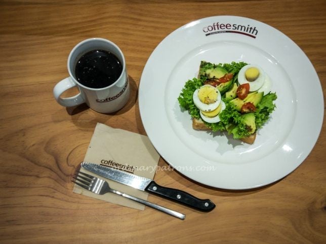 Open Sandwich of Coffeesmith Suntec