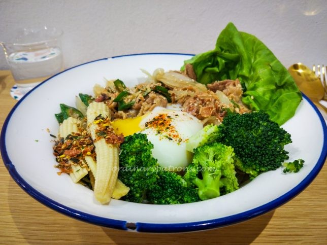 Grids & Circles Pork Bowl