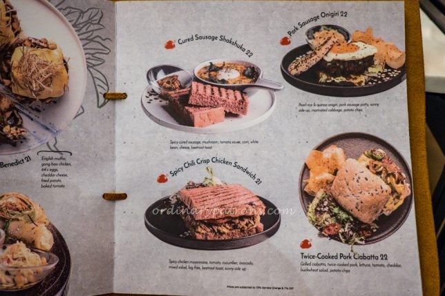 Halcyon & Crane Menu