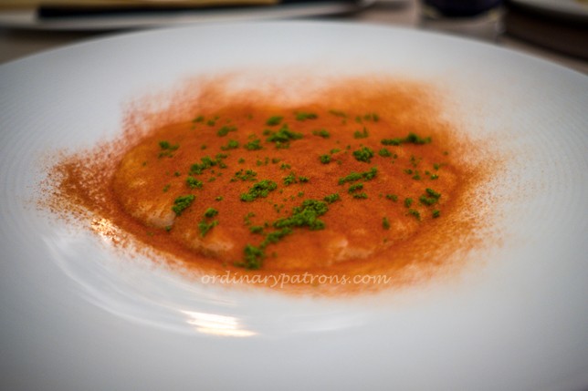 Risotto with parmigiana di melanzane