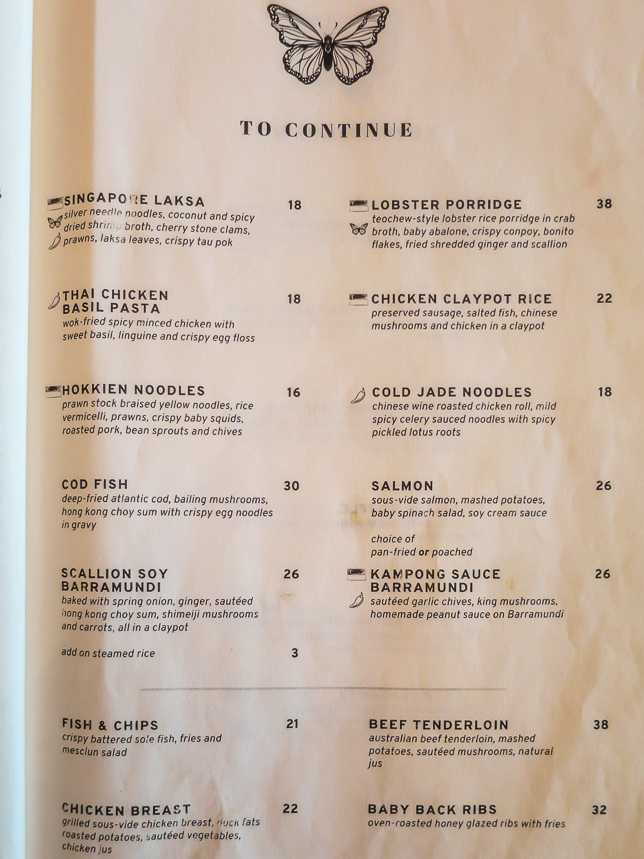 Lunch at Beast & Butterflies - Asian Fusion Menu - The Ordinary Patrons