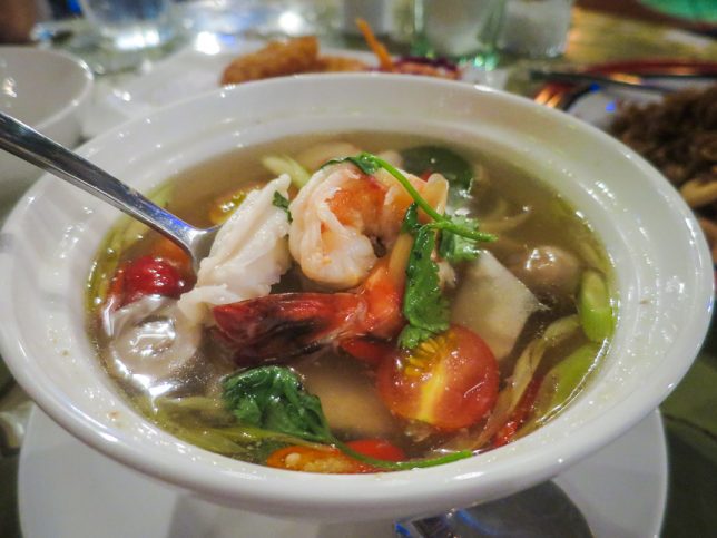 Tom Yum Soup @ Basil & Thyme