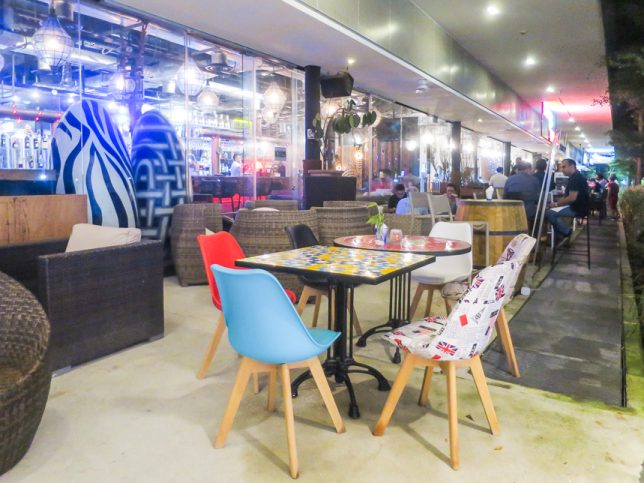Basil & Thyme al fresco dining area