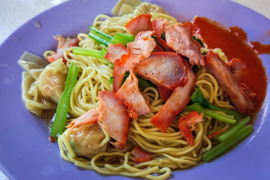 Dunman Char Siew Wanton Mee