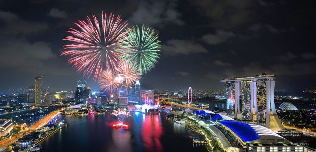 View of Fireworks from Level33
