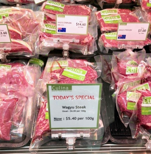 $20 Affordable Wagyu Steak lunch at Culina Xtra VivoCity Hypermarket