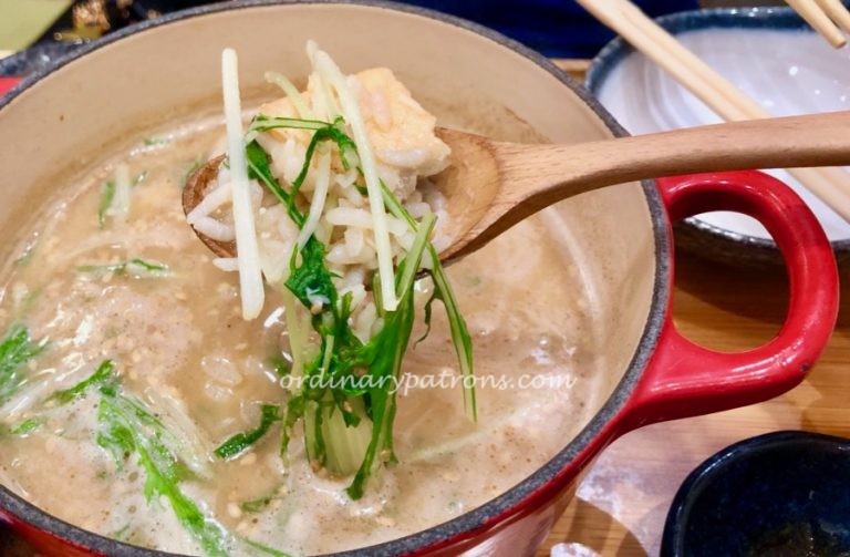 Kagurazaka Saryo VivoCity : Cha-Nabe Lunch and Fruit Tart Dessert | The