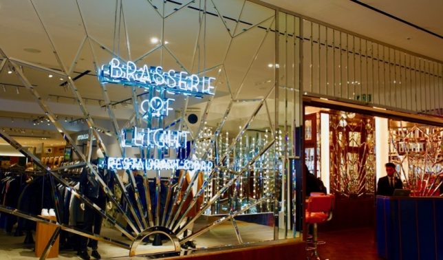 Brasserie of Light Selfridges breakfast