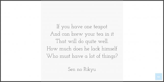 If you have one teapot
And can brew your tea in it
That will do quite well.