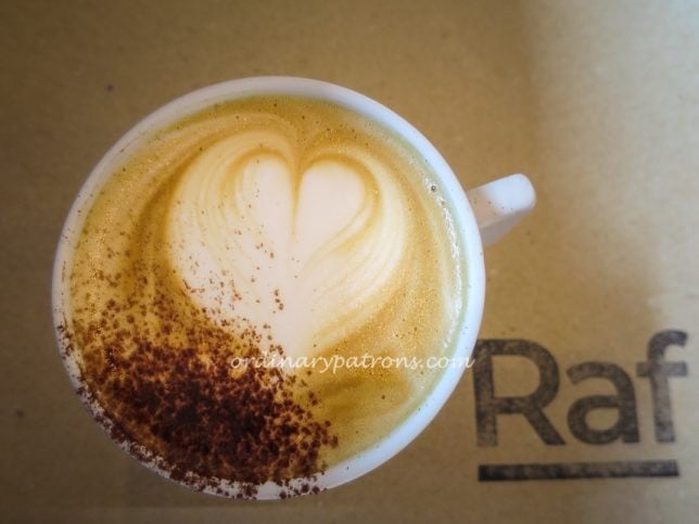 Coffee at RAF Cafe in Funan 